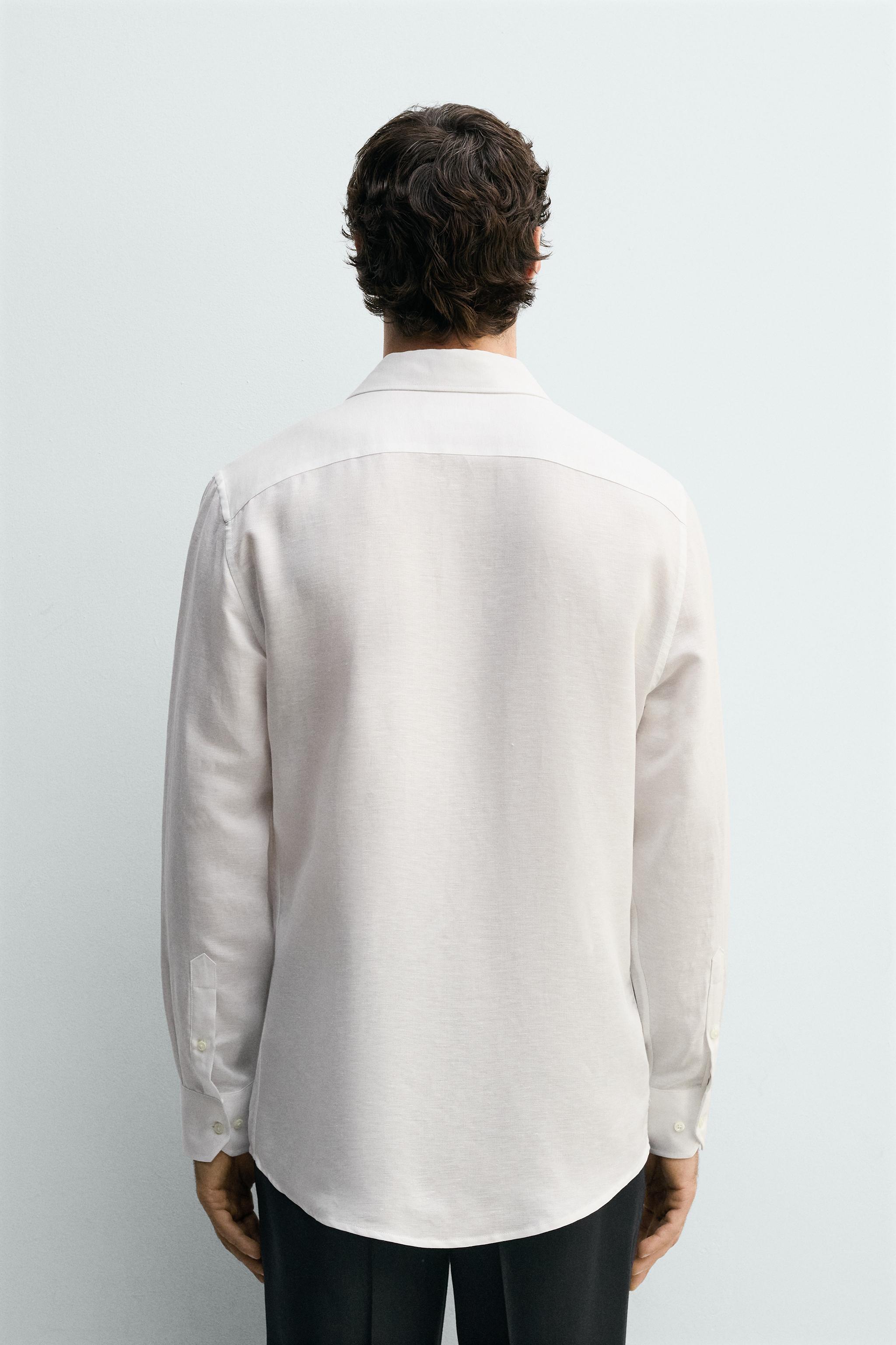 CHEMISE REGULAR FIT LIN - LYOCELL